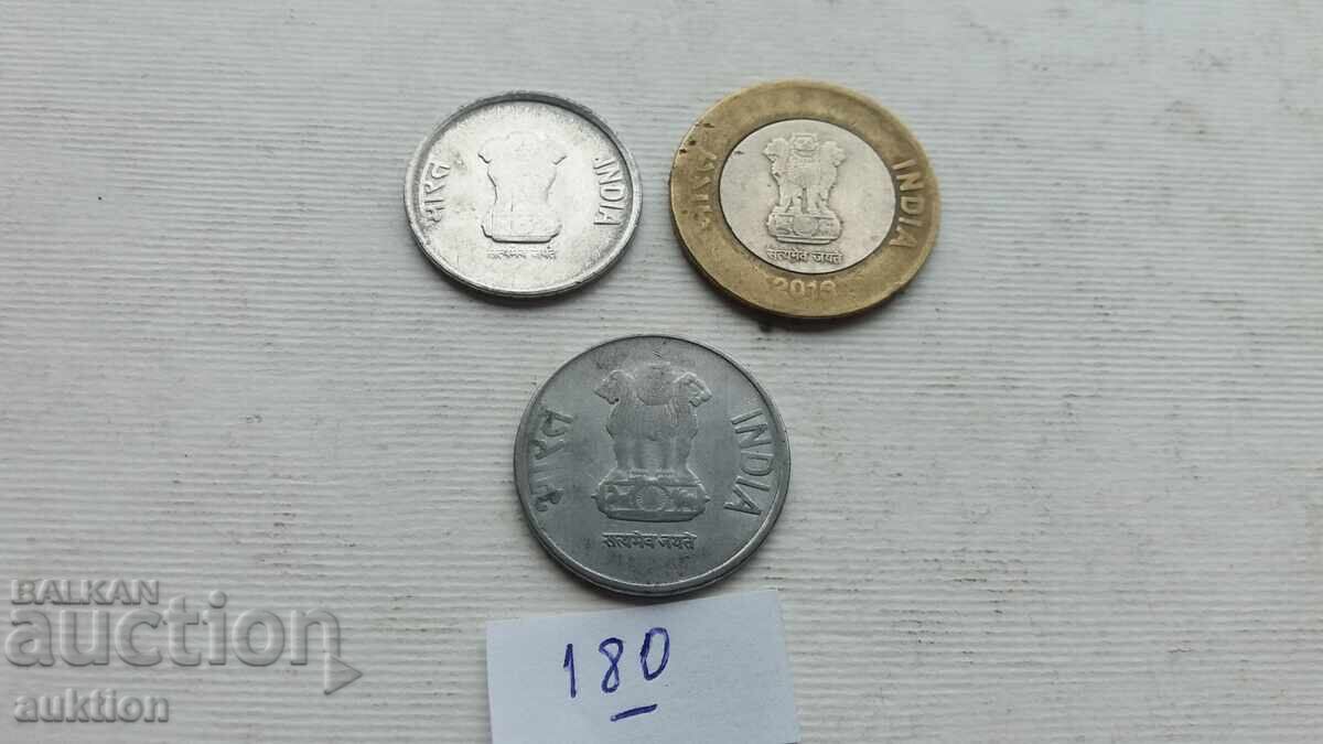 МОНЕТИ ИНДИЯ 3 БРОЯ с цена 2.99 лв. | € 1.53