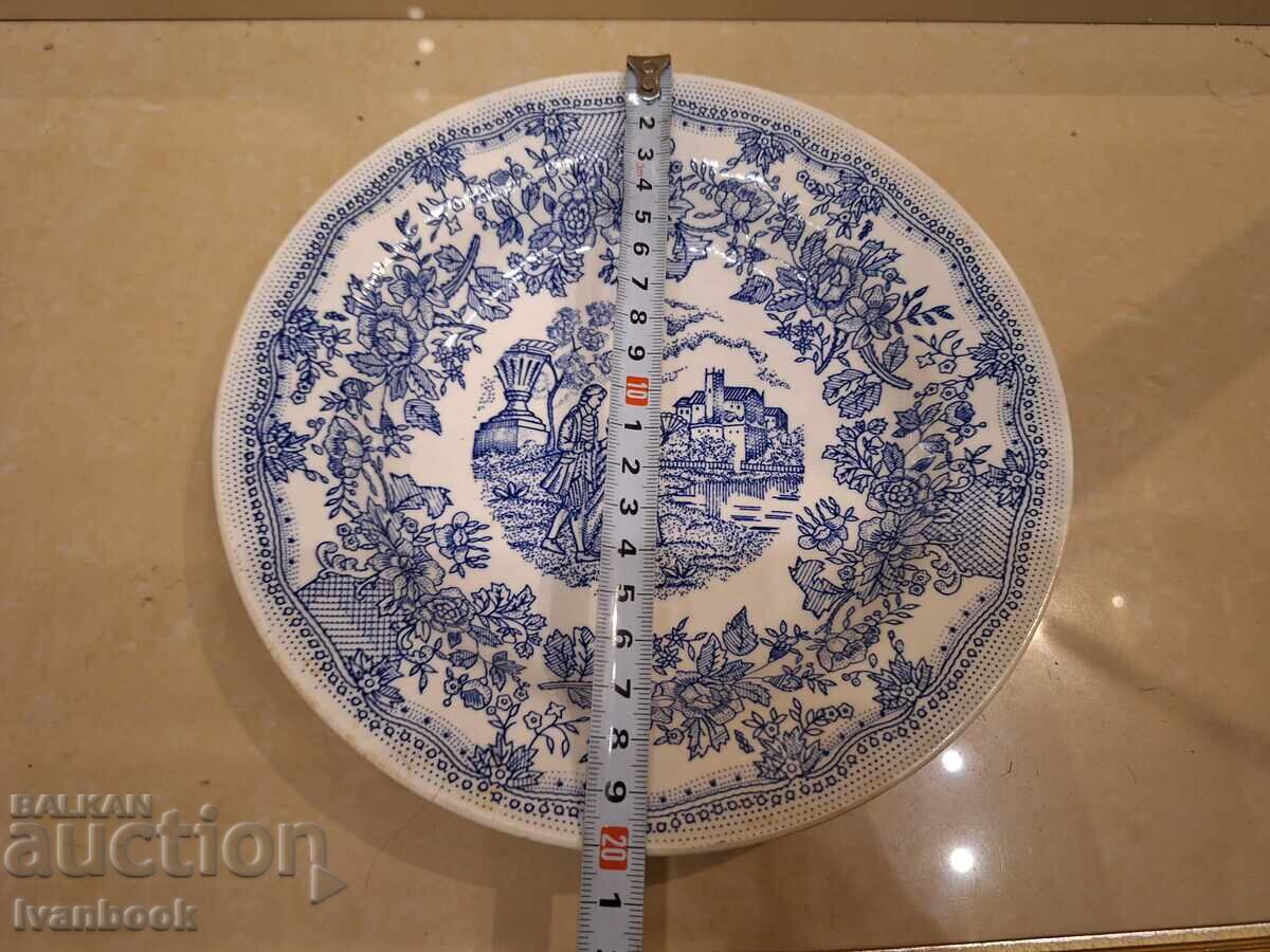 Porcelain writing plate for stand with price 9.00 BGN | € 4.60