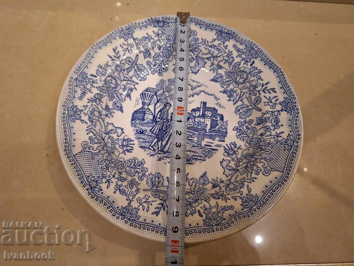Porcelain writing plate for stand with price 9.00 BGN | € 4.60