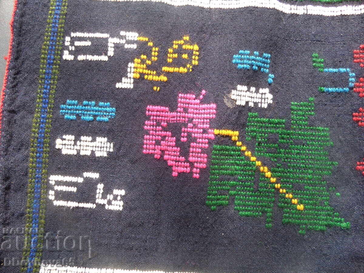 Hand-woven and embroidered wool pillowcase from the Northwest with price 69.00 BGN | € 35.28 Hand-woven and embroidered wool pillowcase from the Northwest with price 69.00 BGN | € 35.28