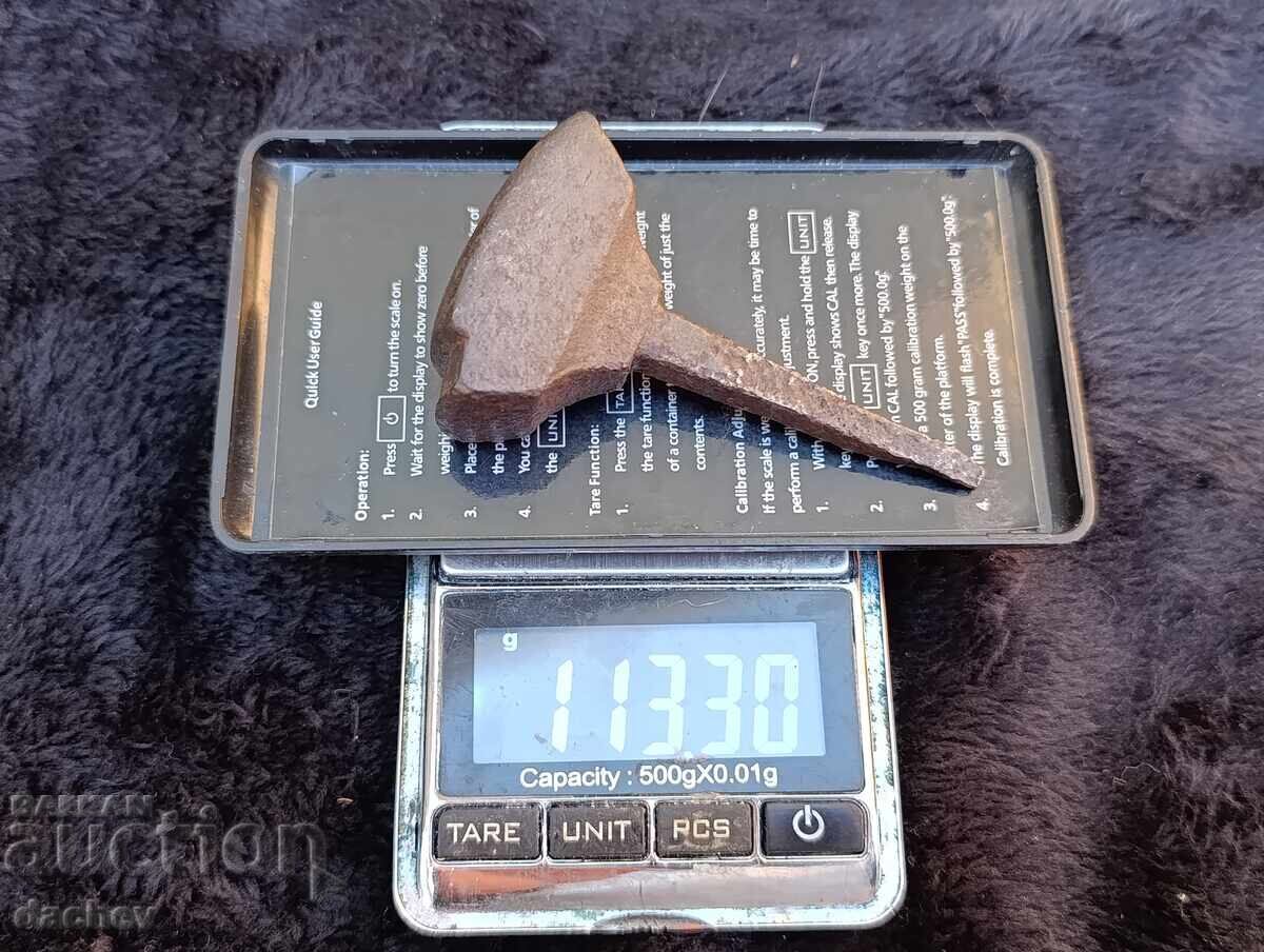 Стара малка наковалня - Рядък модел 100 годишна - 7