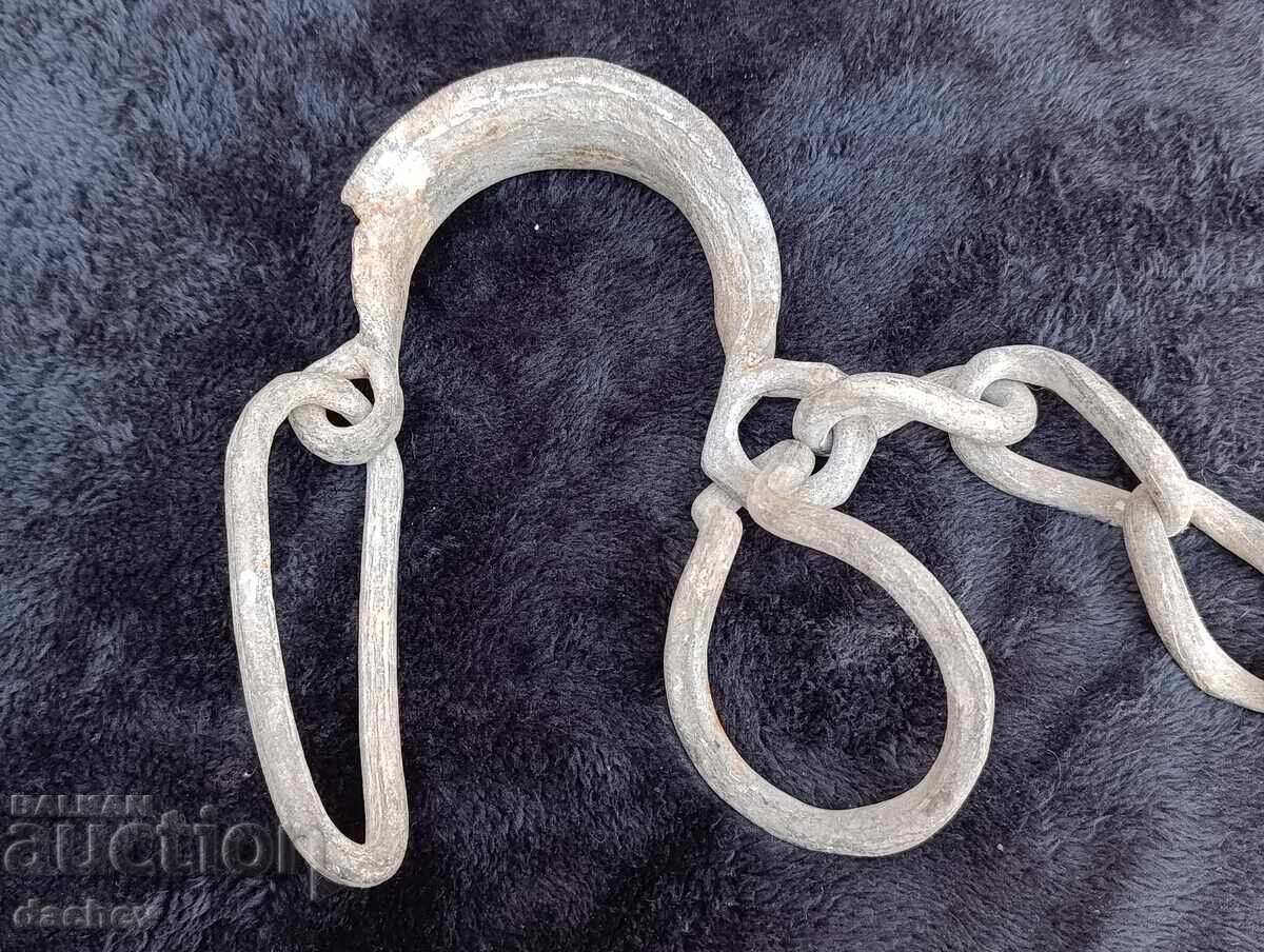 OLD HAND-FORGED BOKAI SHAckles - EXCELLENT! - 7 OLD HAND-FORGED BOKAI SHAckles - EXCELLENT! - 7