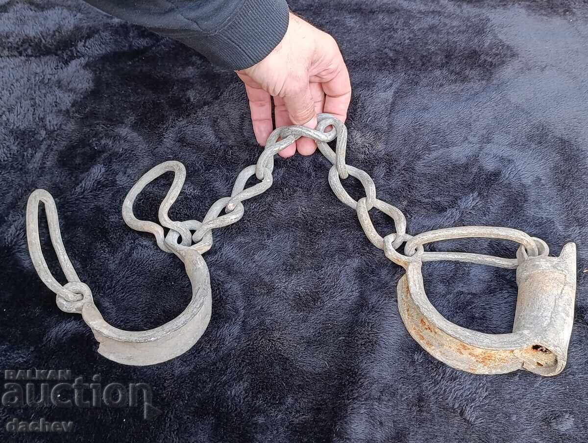 OLD HAND-FORGED BOKAI SHAckles - EXCELLENT! OLD HAND-FORGED BOKAI SHAckles - EXCELLENT!