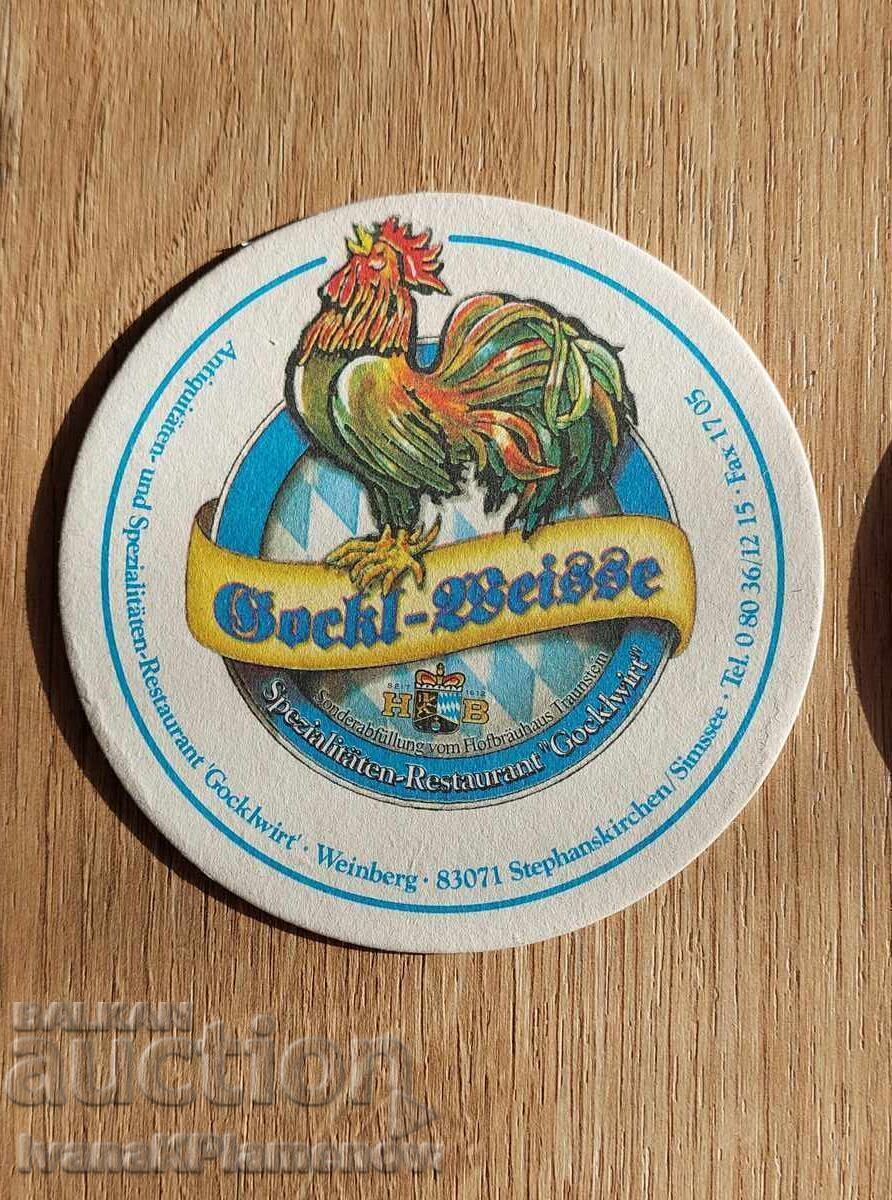 Auction  Collector's coasters, two pieces, new