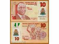 ZORBA NIGERIA AUCTIONS 10 NAIRI 2011 UNC POLYMER