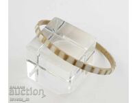 Bratara din bronz si sidef