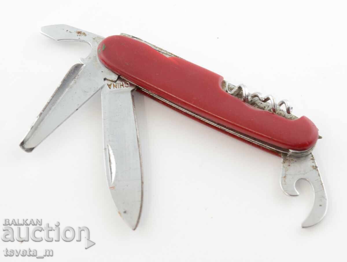 Auction Pocket knife with 5 tools Auction Pocket knife with 5 tools