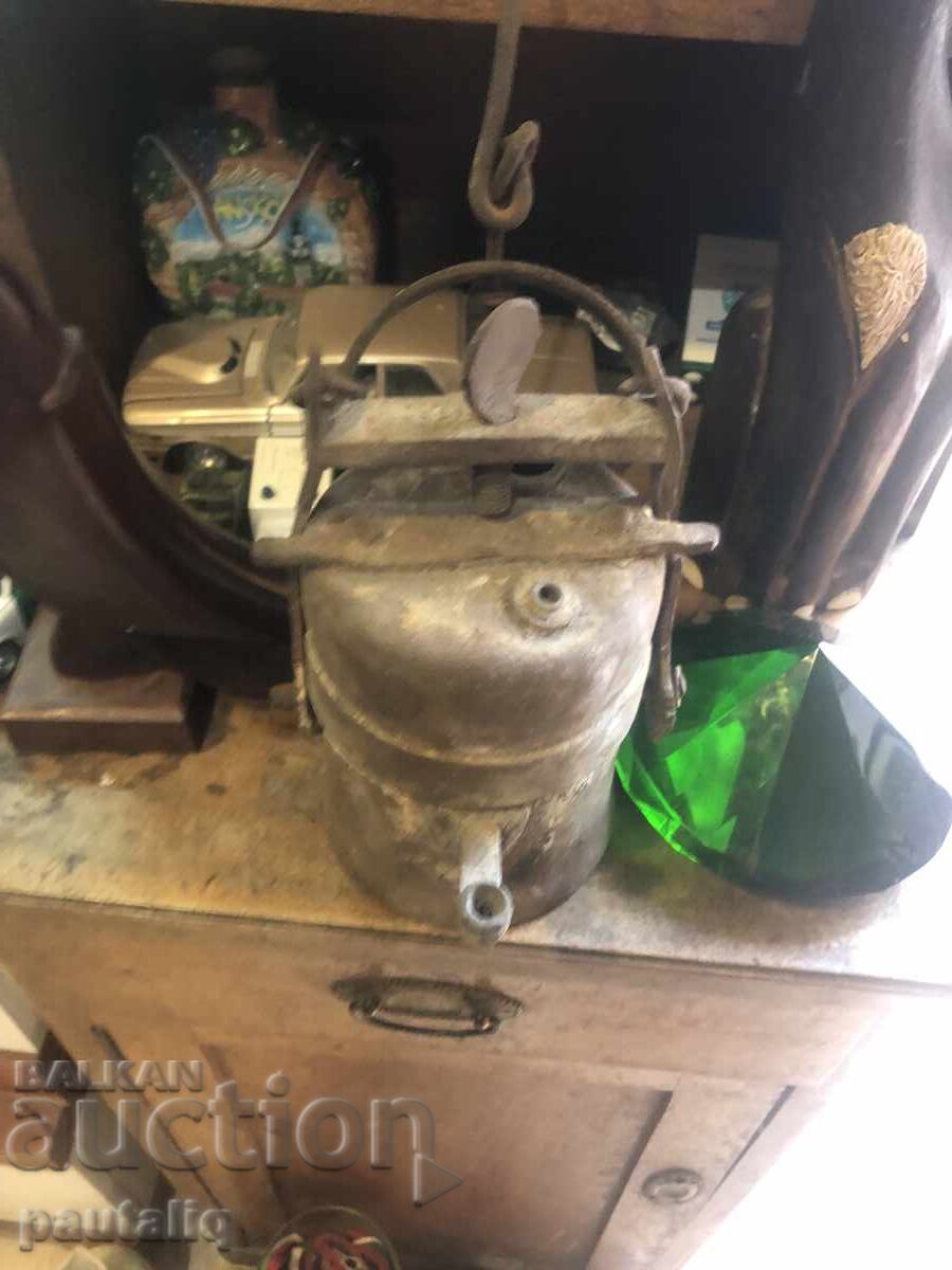 MINING CARBIDE LAMP with price 15.00 BGN | € 7.67 MINING CARBIDE LAMP with price 15.00 BGN | € 7.67