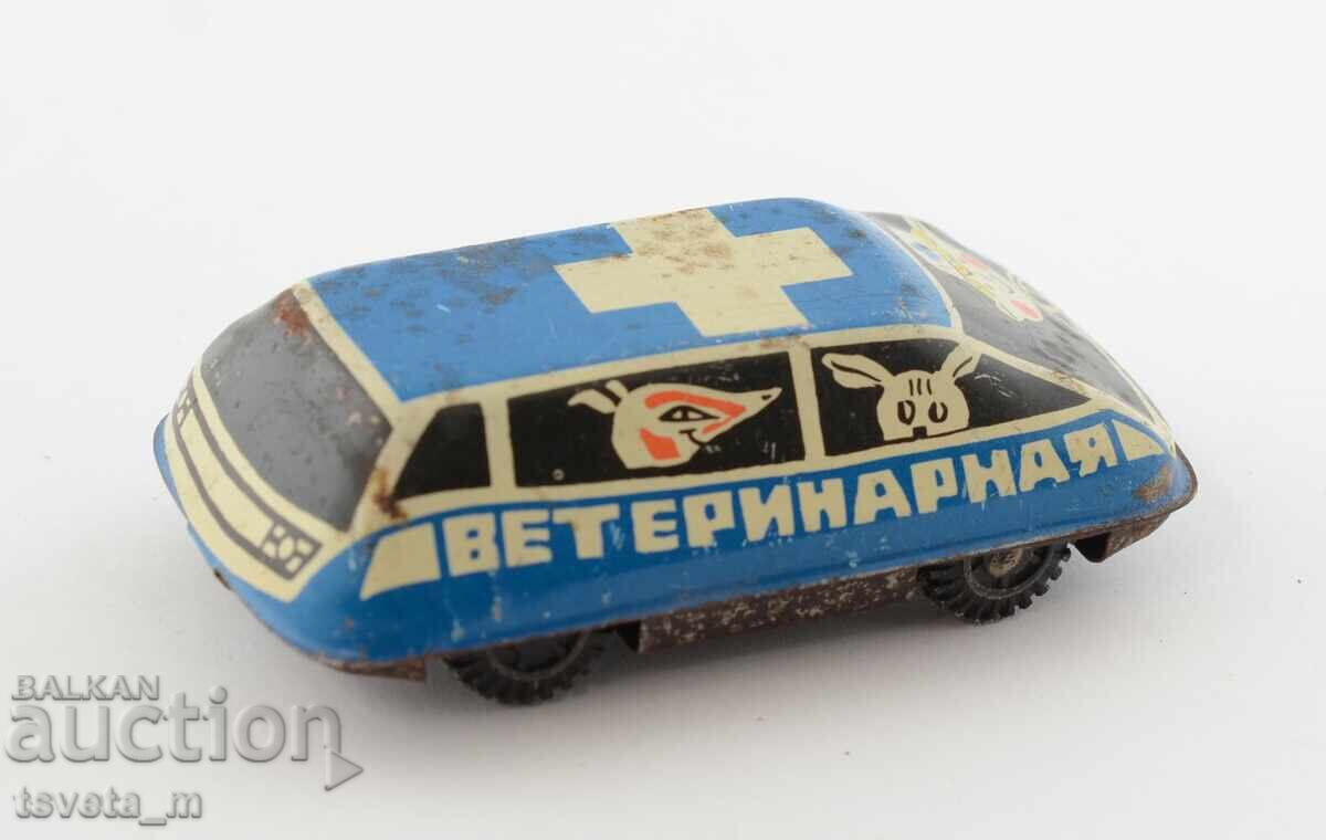 Metal, tin car USSR children's toys soc with price 10.00 BGN | € 5.11 Metal, tin car USSR children's toys soc with price 10.00 BGN | € 5.11