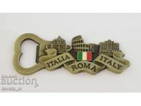 Bottle opener, magnet Italy