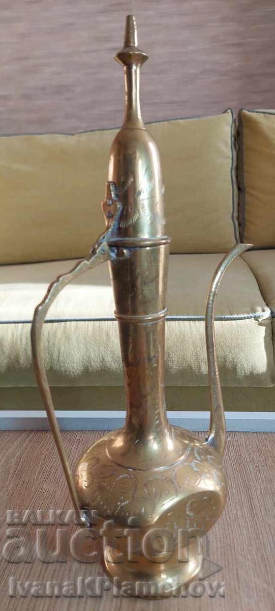 Brass jug for connoisseurs, height 35cm with price 40.00 BGN | € 20.45 Brass jug for connoisseurs, height 35cm with price 40.00 BGN | € 20.45