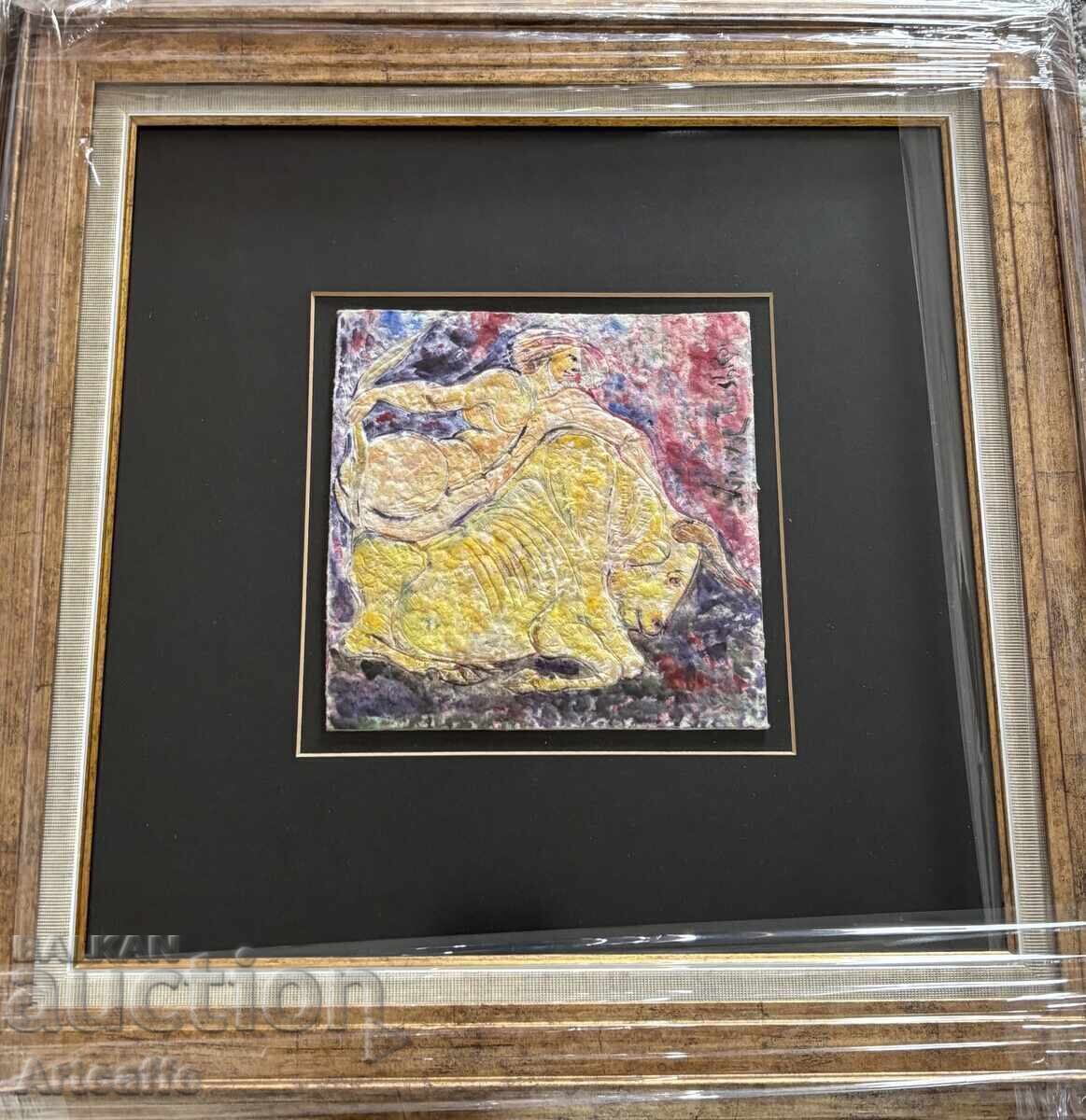 Dimitar Rashkov - mixed media, watercolor, framed, signed with price € 511.29 | 1000.00 BGN Dimitar Rashkov - mixed media, watercolor, framed, signed with price € 511.29 | 1000.00 BGN