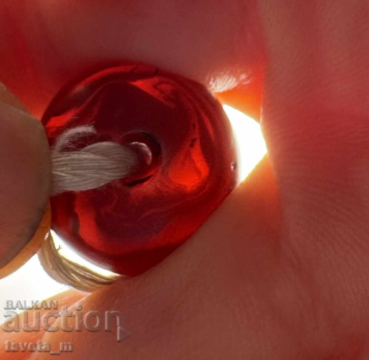 Bone rosary with faturan beads - 5