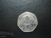 Great Britain 50 pence 2007