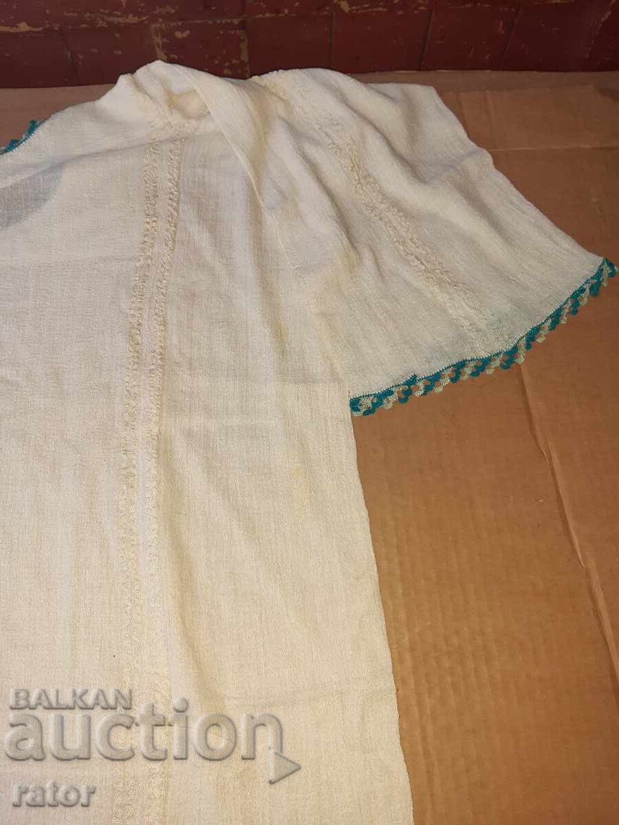 Authentic rare fringed shirt with lace. Wear - 6 Authentic rare fringed shirt with lace. Wear - 6