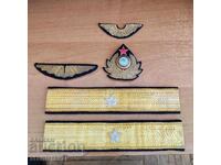 Set de cocarde, insigne și împletituri ale BGA „Balkan”