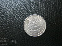 Cayman 10 cents 1972