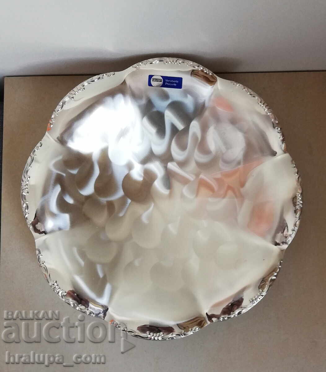 Vintage silver-plated bowl Quist West Germany with price 20.00 BGN | € 10.23 Vintage silver-plated bowl Quist West Germany with price 20.00 BGN | € 10.23