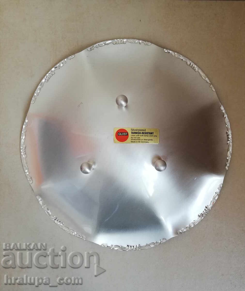 Auction Vintage silver-plated bowl Quist West Germany Auction Vintage silver-plated bowl Quist West Germany