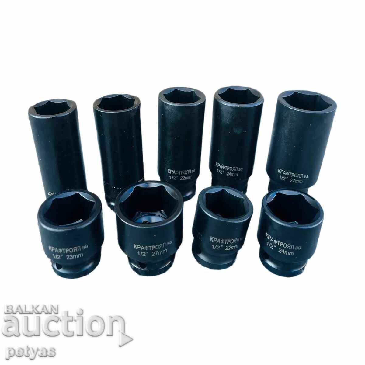 Delivery of Impact Socket Set 1/2″ KraftRoyal 35 Pieces Delivery of Impact Socket Set 1/2″ KraftRoyal 35 Pieces
