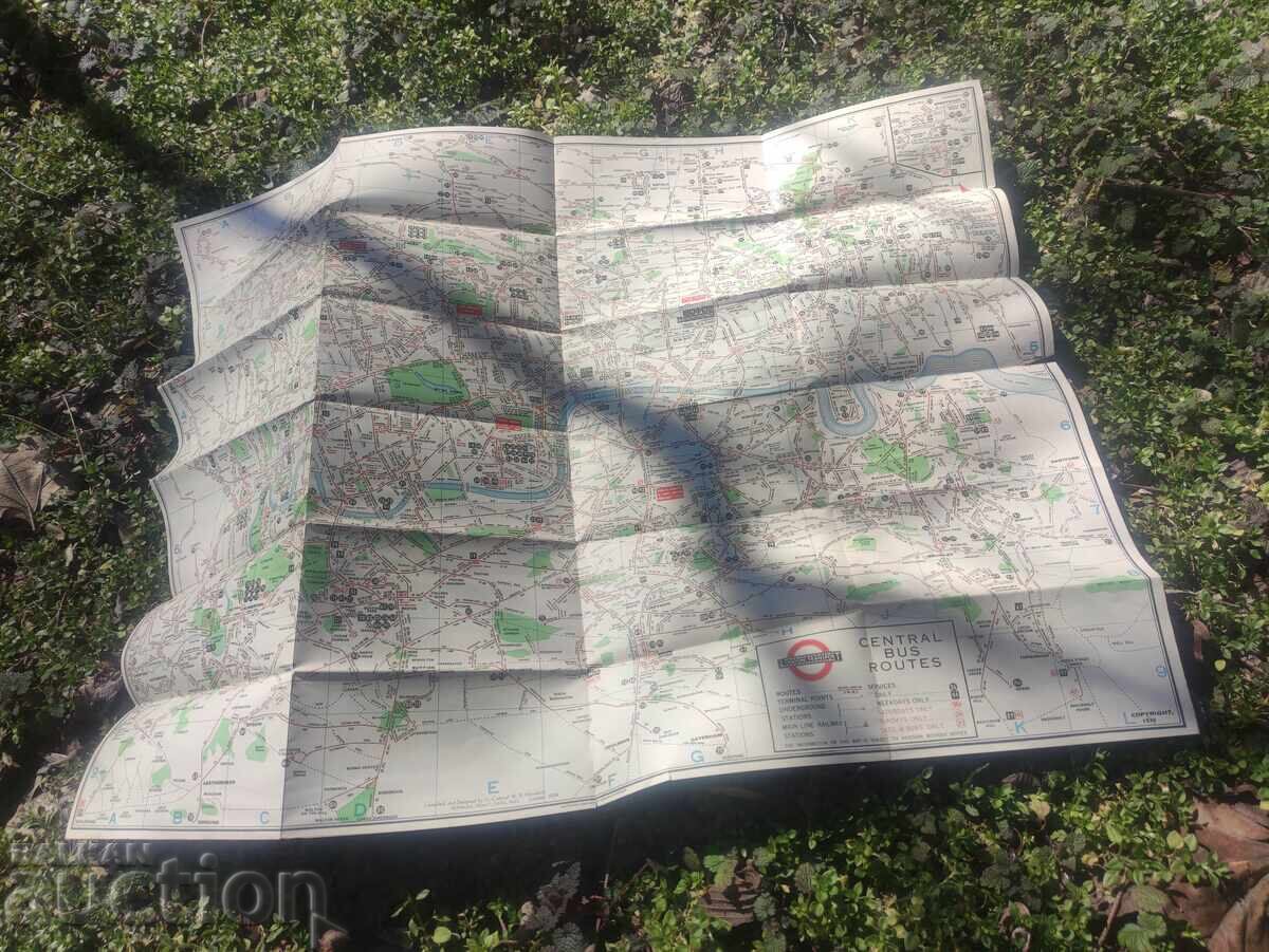 London bus map 1936 with price 50.00 BGN | € 25.56 London bus map 1936 with price 50.00 BGN | € 25.56