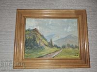 Beautiful painting Valley V. Yordanov oil on canvas frame