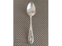 Посребрена мелхиорена лъжичка за хранене 17 см
