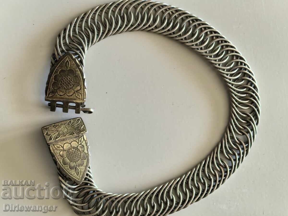 Renaissance silver jewelry. Bitch. 101 g. MERCURY GOLD PLATED - 5