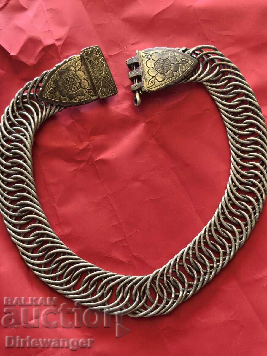 Renaissance silver jewelry. Bitch. 101 g. MERCURY GOLD PLATED - 6