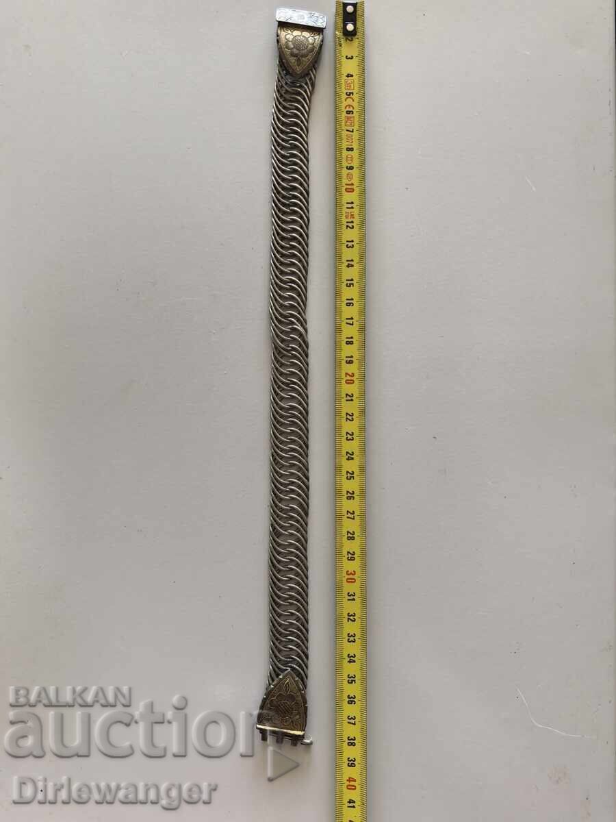 Renaissance silver jewelry. Bitch. 101 g. MERCURY GOLD PLATED - 7