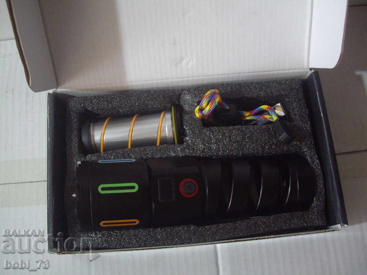 Very powerful rechargeable spotlight. Very powerful rechargeable spotlight.