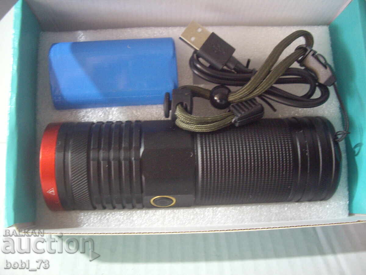 Delivery of Extremely powerful rechargeable spotlight. Delivery of Extremely powerful rechargeable spotlight.