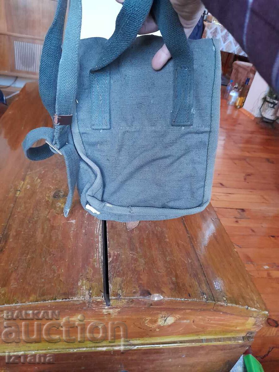 Delivery of Old commander's, officer's bag