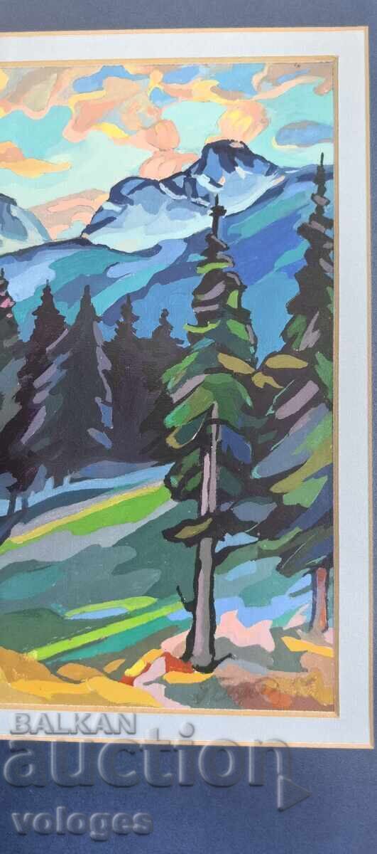 Auction  Lyuben Tsvetanov(1941-), Mountain Landscape