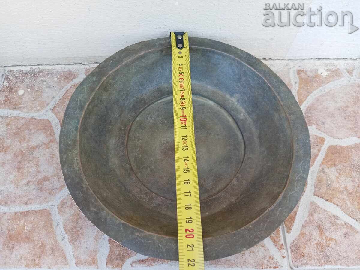 very old Renaissance copper plate, copper plate, bowl - 7 very old Renaissance copper plate, copper plate, bowl - 7