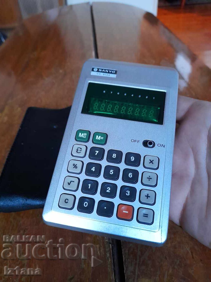 Calculator vechi Sanyo CX-8132 cu preț 55.00 BGN | € 28.12 Calculator vechi Sanyo CX-8132 cu preț 55.00 BGN | € 28.12