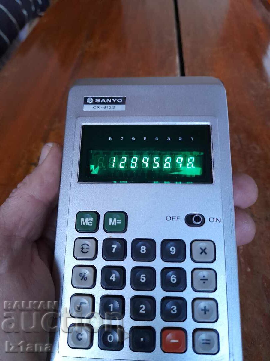 Calculator vechi Sanyo CX-8132 - 6 Calculator vechi Sanyo CX-8132 - 6