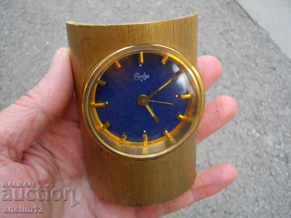 Аукцион КОЛЕКЦИОНЕРСКИ БРОНЗОВ 8 ДНЕВЕН БУДИЛНИК PIERLYS FRANCE Аукцион КОЛЕКЦИОНЕРСКИ БРОНЗОВ 8 ДНЕВЕН БУДИЛНИК PIERLYS FRANCE