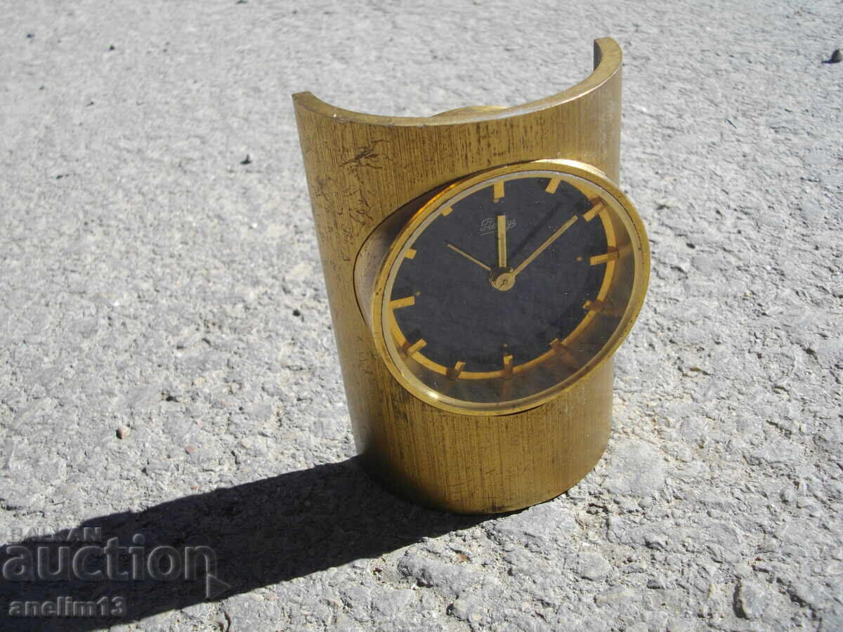 КОЛЕКЦИОНЕРСКИ БРОНЗОВ 8 ДНЕВЕН БУДИЛНИК PIERLYS FRANCE КОЛЕКЦИОНЕРСКИ БРОНЗОВ 8 ДНЕВЕН БУДИЛНИК PIERLYS FRANCE