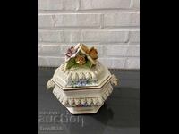 Italian porcelain candy box