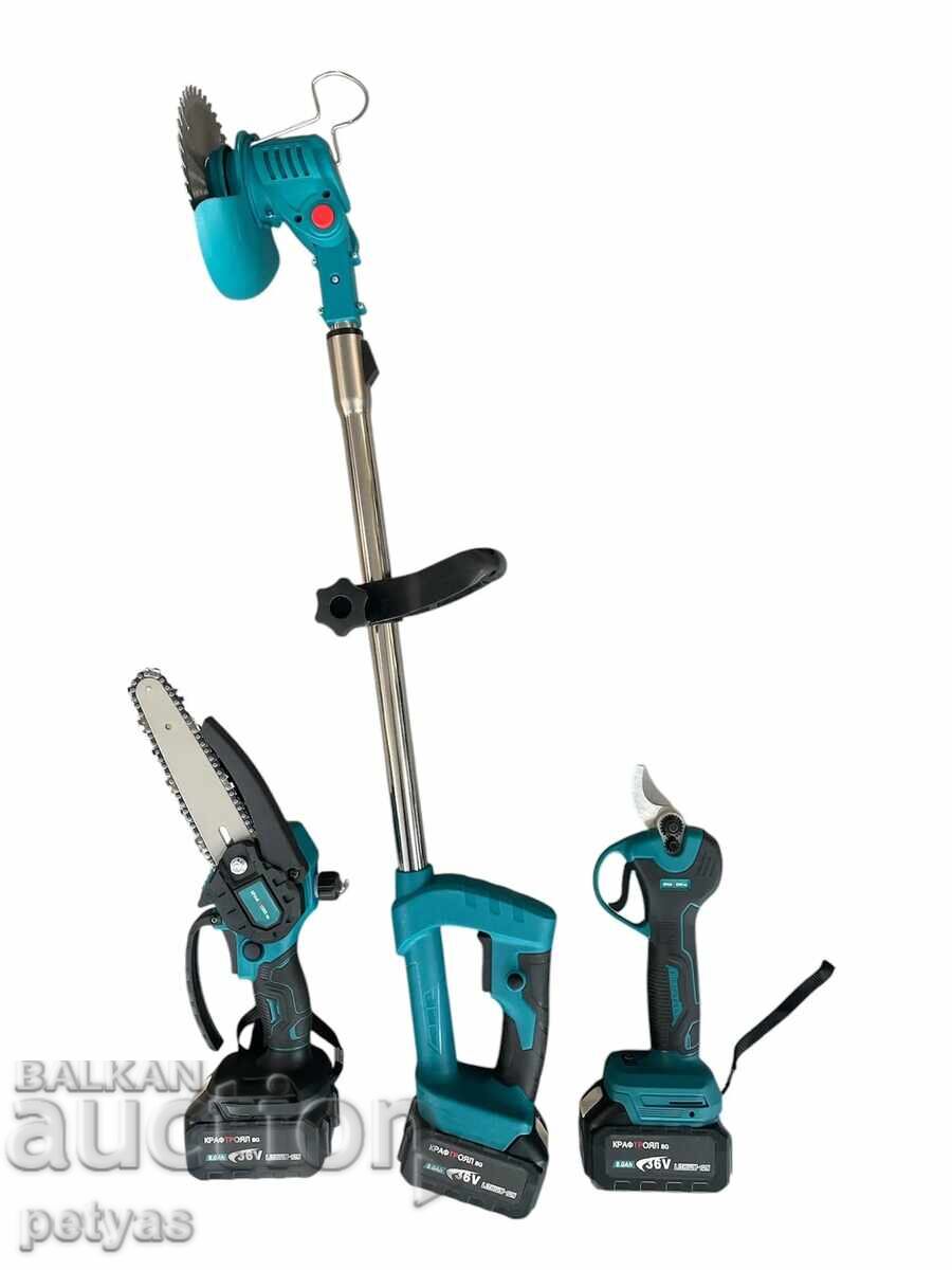 Accumulative Trimmer/shrub cutter+Cutter 15 cm.+vine shears - 5 Accumulative Trimmer/shrub cutter+Cutter 15 cm.+vine shears - 5