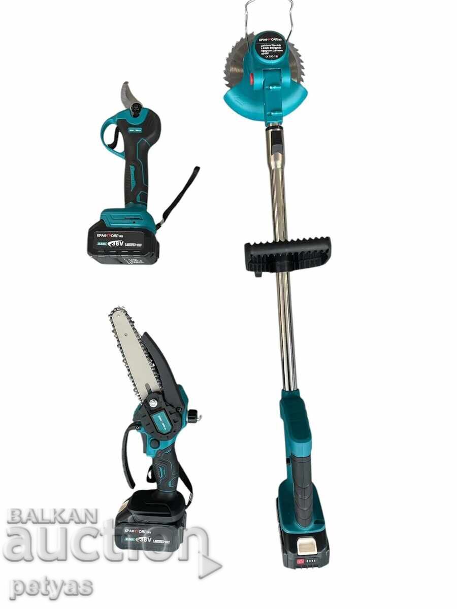 Accumulative Trimmer/shrub cutter+Cutter 15 cm.+vine shears - 6 Accumulative Trimmer/shrub cutter+Cutter 15 cm.+vine shears - 6