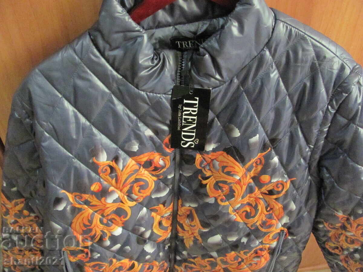 New spectacular MAXI fashion jacket, bodice, No 52/54 with price 56.00 BGN | € 28.63 New spectacular MAXI fashion jacket, bodice, No 52/54 with price 56.00 BGN | € 28.63