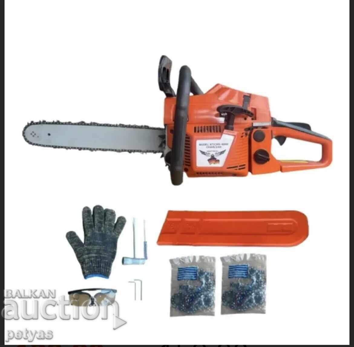 Gasoline Wood Cutter KRAFTROYAL 68 cc with price 119.50 BGN | € 61.10 Gasoline Wood Cutter KRAFTROYAL 68 cc with price 119.50 BGN | € 61.10