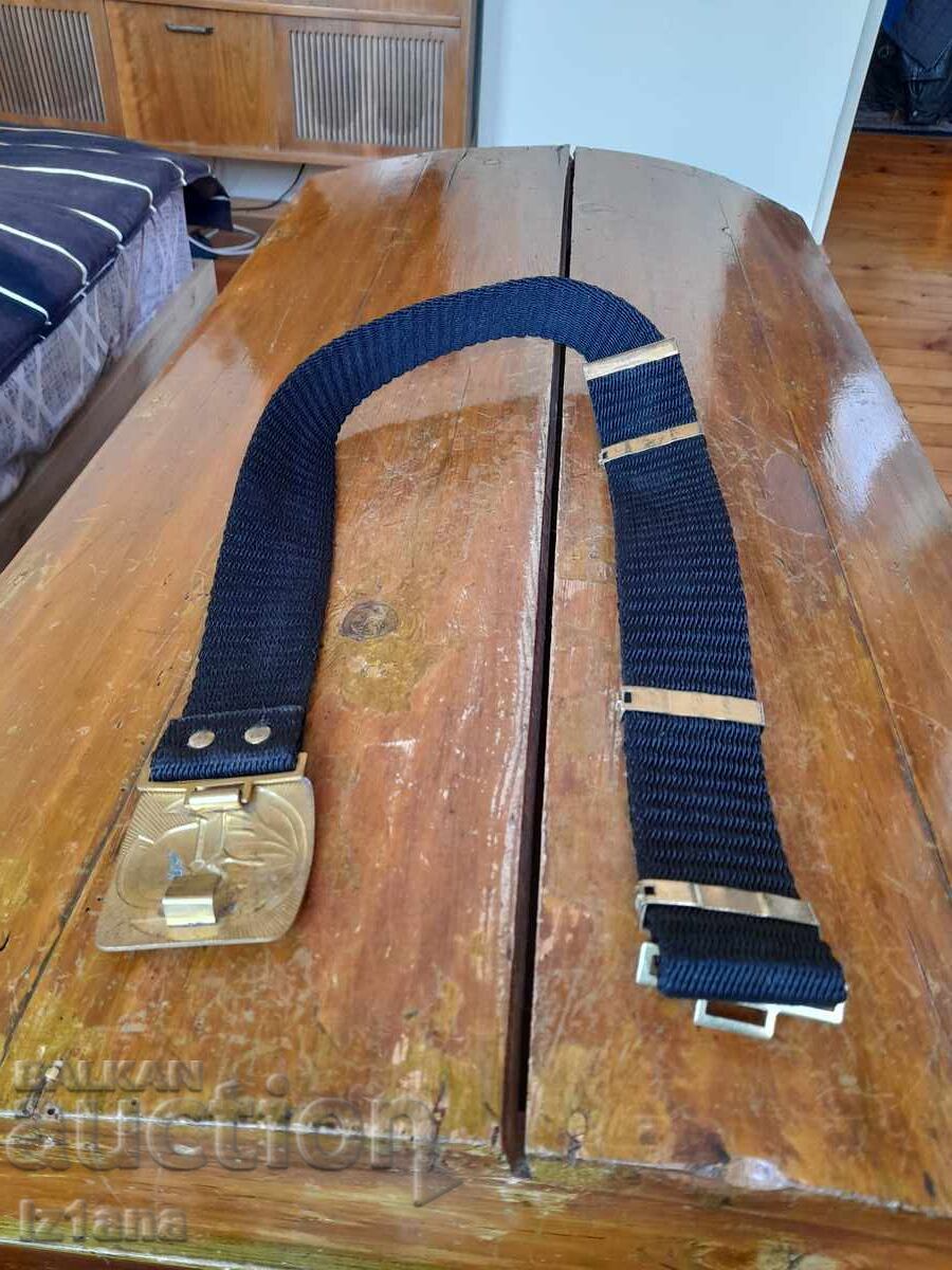 Delivery of Old fireman's belt, fire station Delivery of Old fireman's belt, fire station