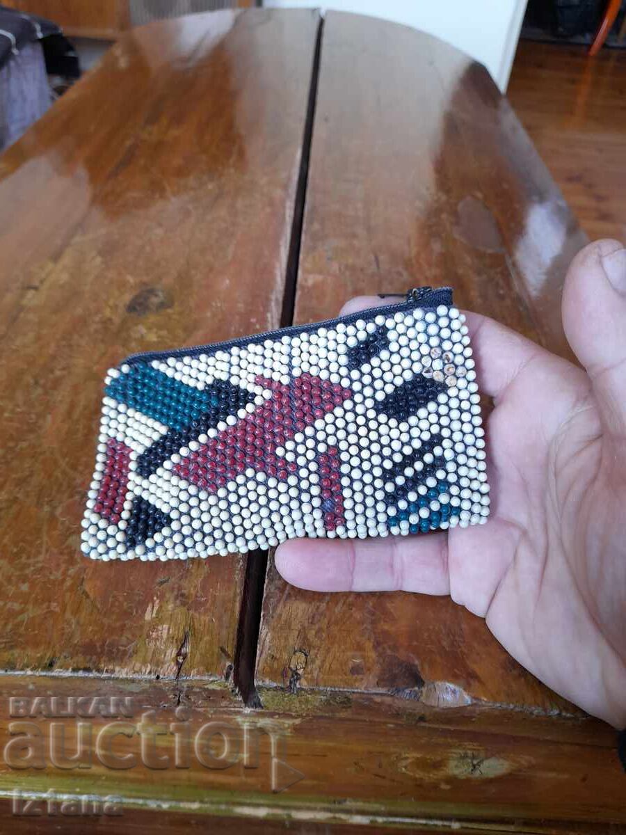 Auction Old beaded purse Auction Old beaded purse