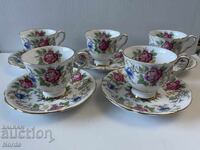 Royal Stafford porcelain coffee set