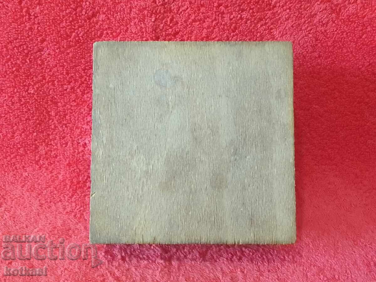 Old wooden box Tobacco box pyrographed Tobacco Cigarettes - 7 Old wooden box Tobacco box pyrographed Tobacco Cigarettes - 7