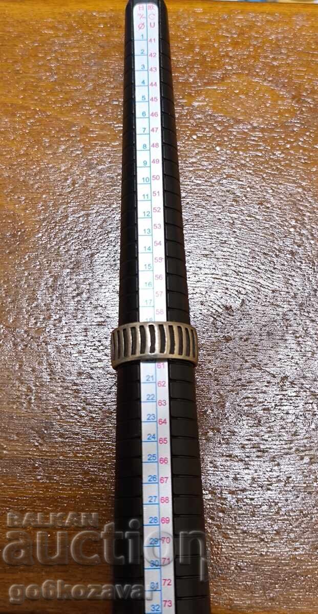 Silver Men's Ring, Mexican Ring! Native American Patterns! - 5