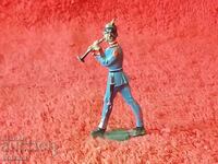 Παλιά μεταλλική φιγούρα στρατιώτη μουσικού